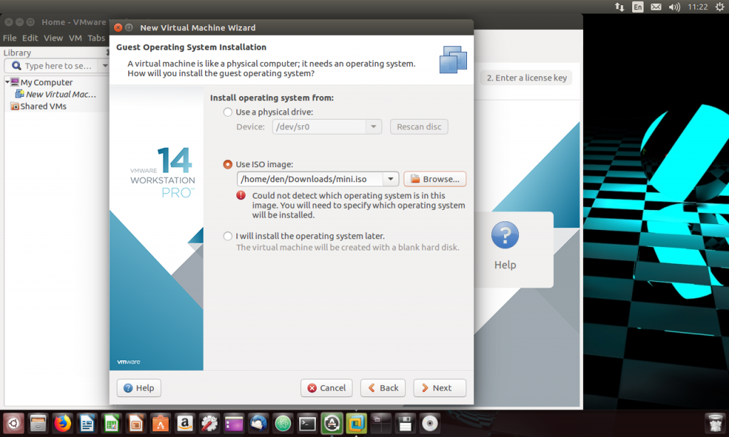 установка VMware на ubuntu