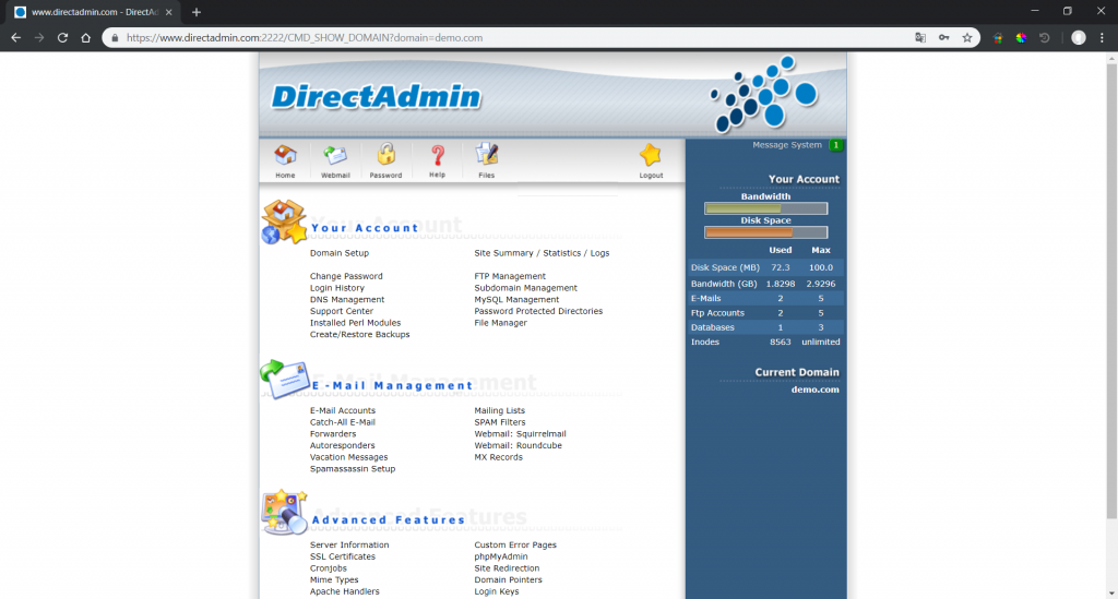 DirectAdmin