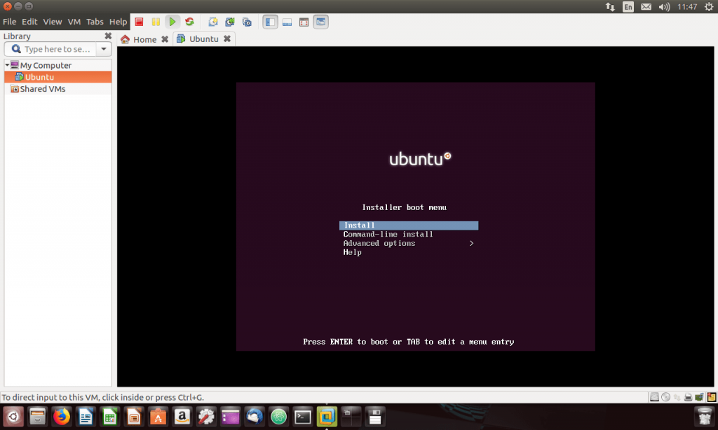 установка VMware на ubuntu