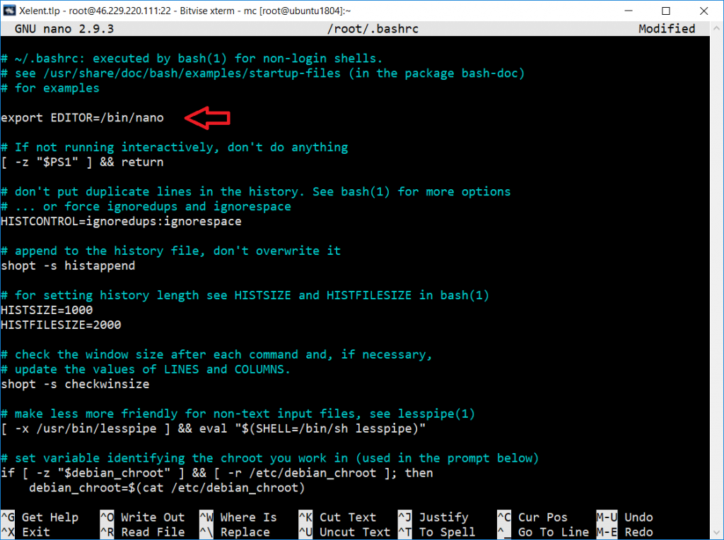 bashrc 