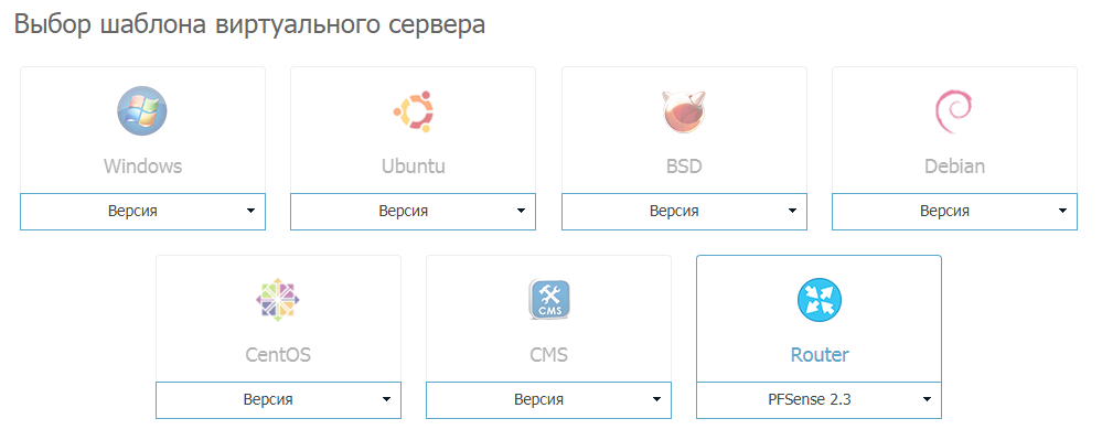 шаблон виртуального сервера