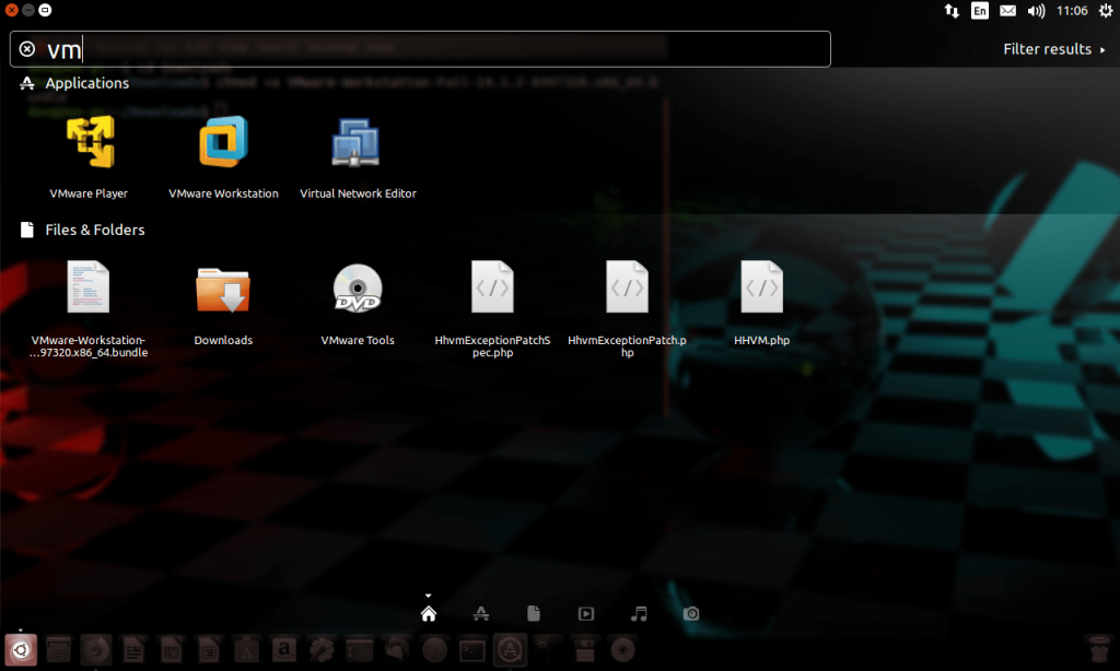установка VMware на ubuntu